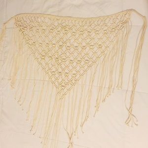 Tan swim suit cover up
