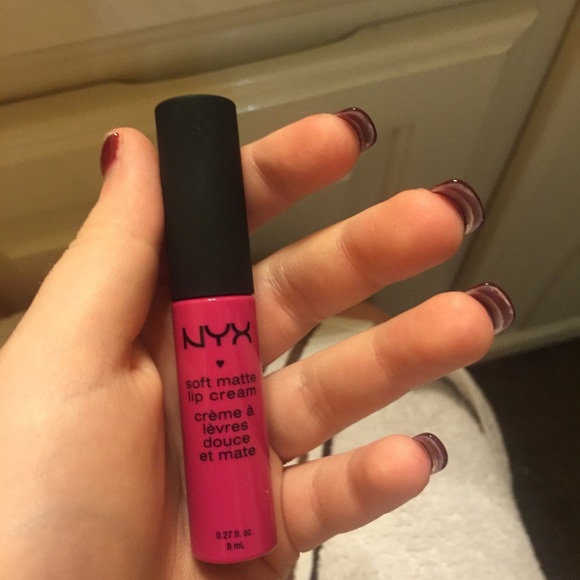 nyx pink matte lip cream