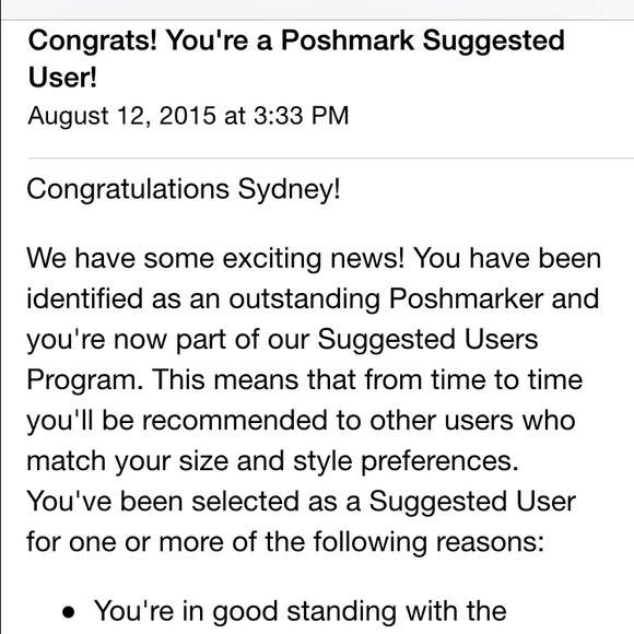 I'm a Suggested User!!! - Picture 2 of 2