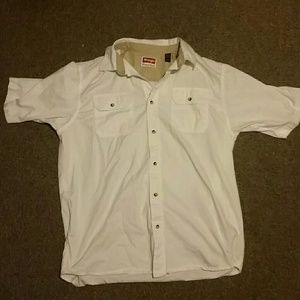 Men's white button up shirt