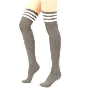 Thigh high tube socks