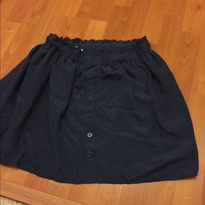 Navy blue button up skirt from Dillard's