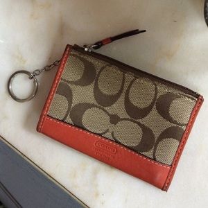 Coach keychain wallet