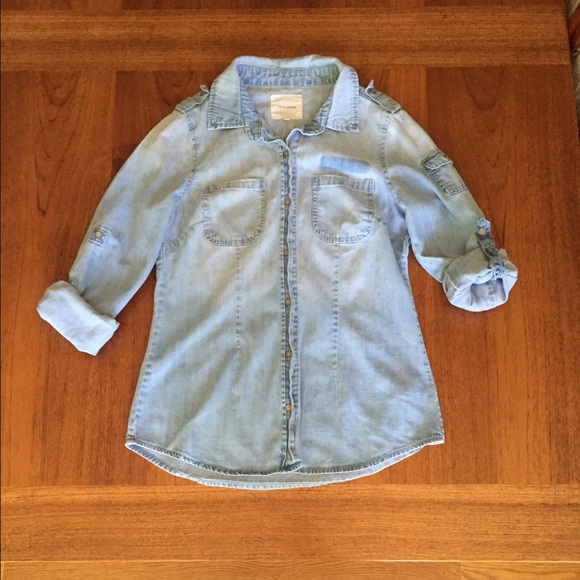 Jean blouse