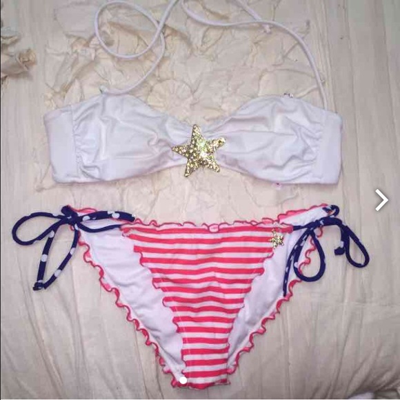 VS American flag bathing suit