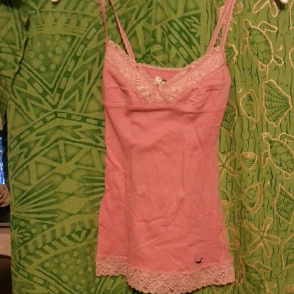 Hollister pink tank top