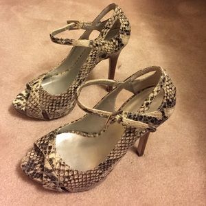 Guess snake skin heels