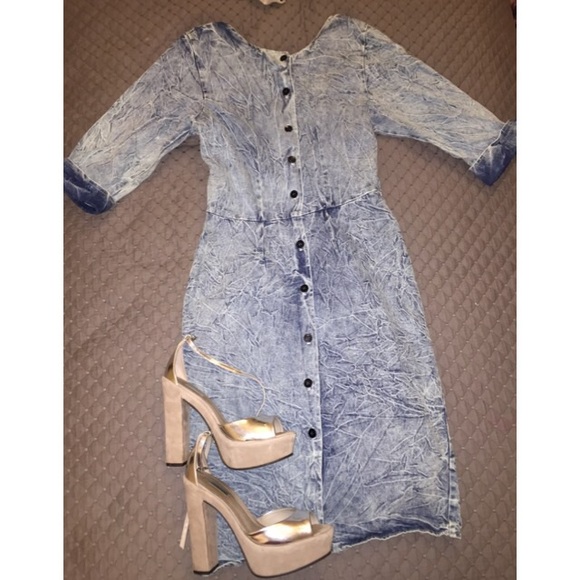 Vintage denim dress