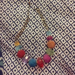 A muti colored necklace