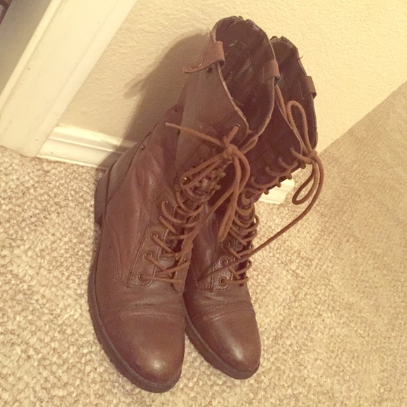 Steve Madden combat boots