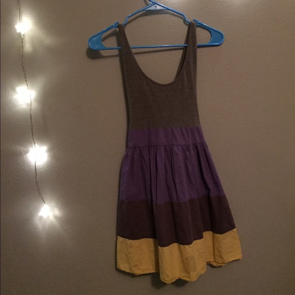 Colorful babydoll dress