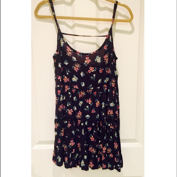 Brandy Melville navy floral dress.