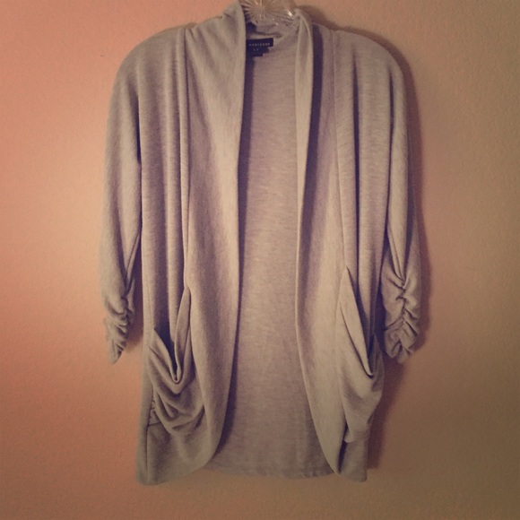 Heather grey cardigan