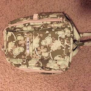 Jujube Mini Be backpack in a green floral print