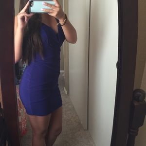 Navy blue semi formal dress