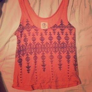Orange tank/crop top