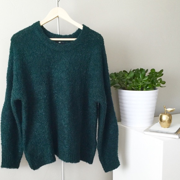 🍩 SOLD - H&M | Forest Green Pullover Sweater - Picture 2 of 2