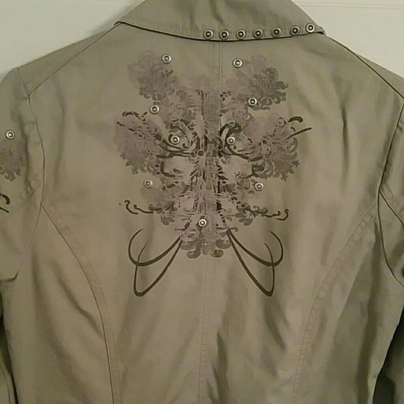 Embroidered fitted jacket - Picture 3 of 4