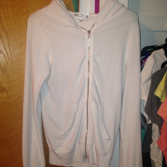 Wildfox Zip up jumper hoodie sweatshirt size s