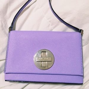 kate spade lavender cross body messenger bag