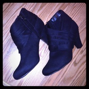 Black ankle boots