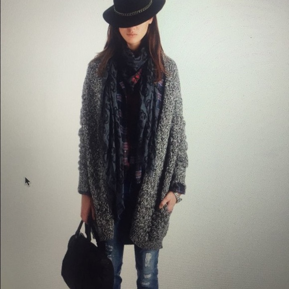 Oversized wool cardigan - Picture 1 of 3