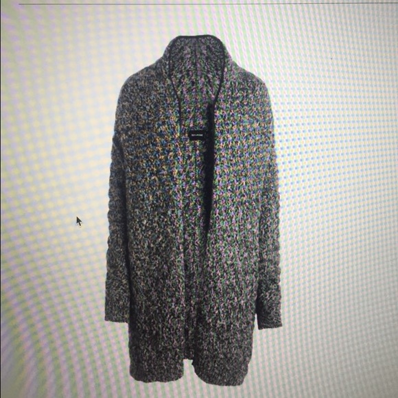 Oversized wool cardigan - Picture 2 of 3