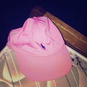 Pink Polo hat
