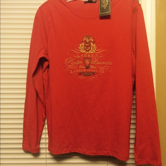 Ralph Lauren Medium Long Sleeved Shirt. NWT - Picture 2 of 3