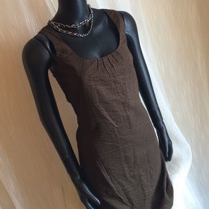 J. Crew Brown Sleeveless Dress