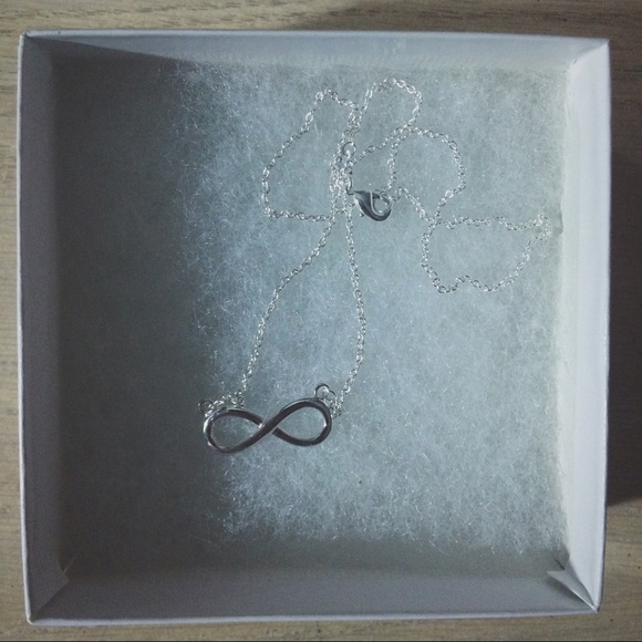 sterling silver infinity necklace