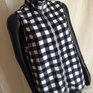 Laura Scott Gingham Vest