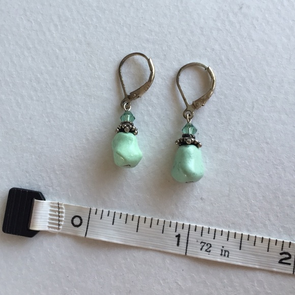 Marie Chavez Turquoise Drop Earrings - Picture 4 of 12