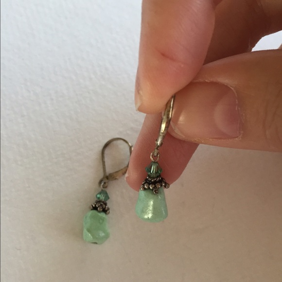 Marie Chavez Turquoise Drop Earrings - Picture 6 of 12