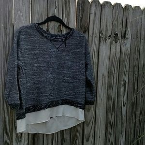 Layered sweater
