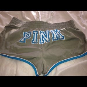 VS Pink nylon shorts💙💙