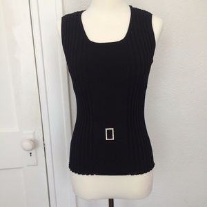 Belldini Black Sleeveless Shirt