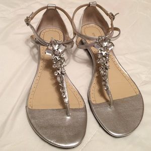 Silver Adrienne Vittaoini sandals