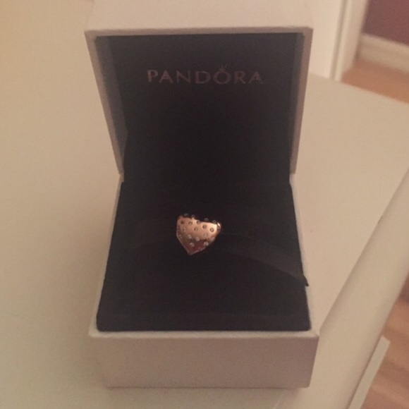 Pink heart Pandora charm