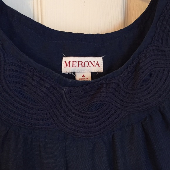 Navy Merona Dress - Picture 3 of 4