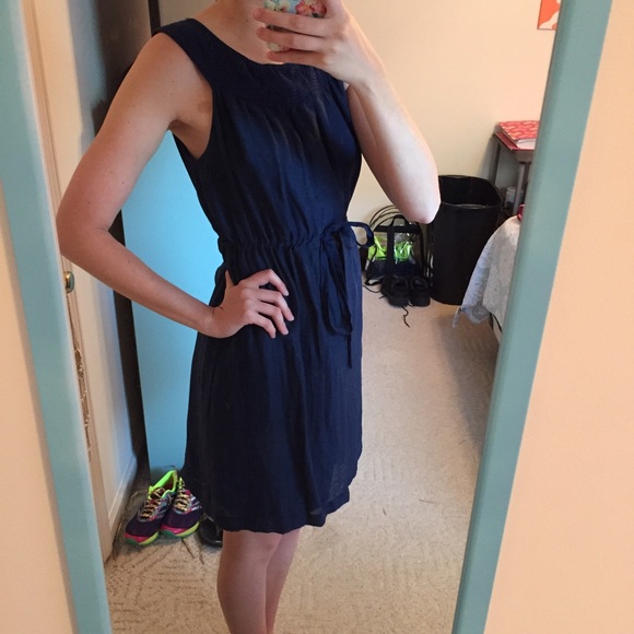 Navy Merona Dress - Picture 4 of 4