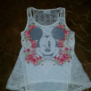 Juniors Disney Mickey Mouse tank top