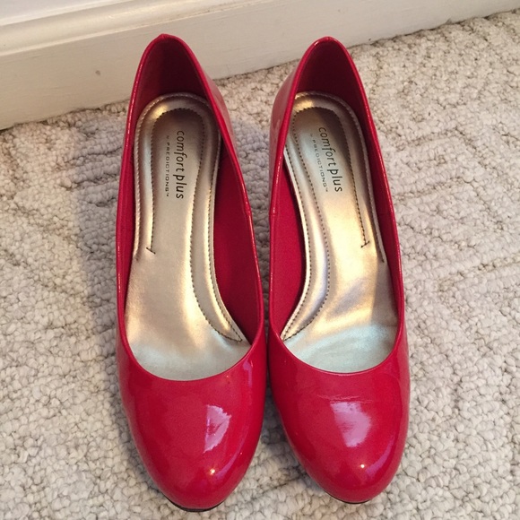 Bright Red Heels - Picture 2 of 4