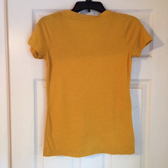 Mossimo Mustard Yellow Boyfriend Tee - Picture 2 of 3