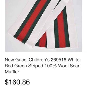 Gucci kids scarf