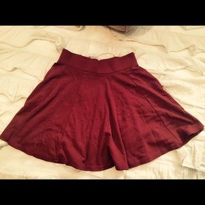 H&M Burgundy Skirt size 4