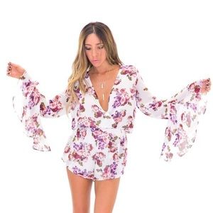 Brand New Floral Romper