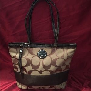 Brown Coach bag!
