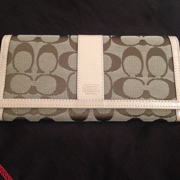 Coach Wallet with checkbook,