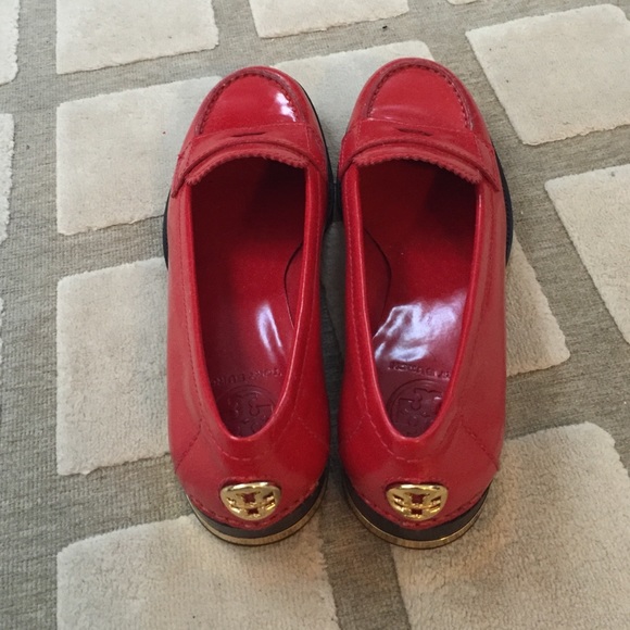 Red Tory burch Clayton penny loafers